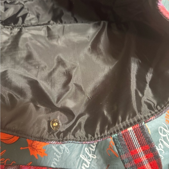 Victorias Secret Plaid Flannel with fur trim - Picture 8 of 10